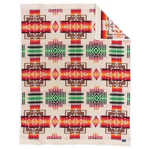 ペンドルトン PENDLETON チーフジョセフクリブブランケット アイボリー ひざかけ 毛布 ウール 天然素材 寝具 | PENDLETON