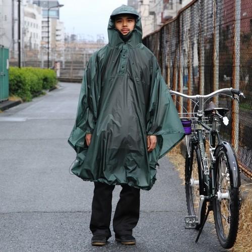 フェアウェザー FAIRWEATHER Packable Rain Poncho Algae パッカブルレインポンチョ｜vic2