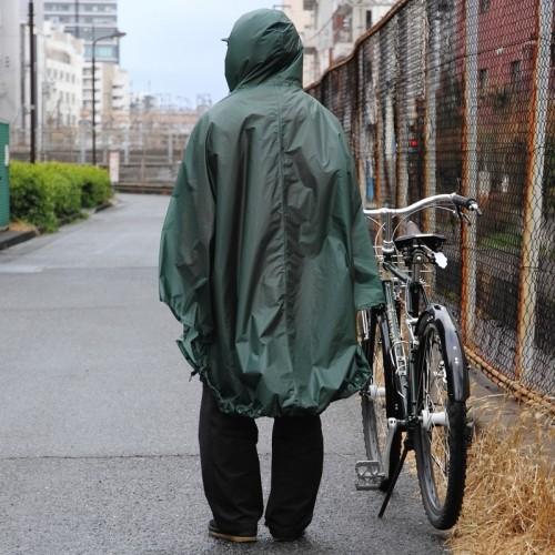 フェアウェザー FAIRWEATHER Packable Rain Poncho Algae パッカブルレインポンチョ｜vic2｜04