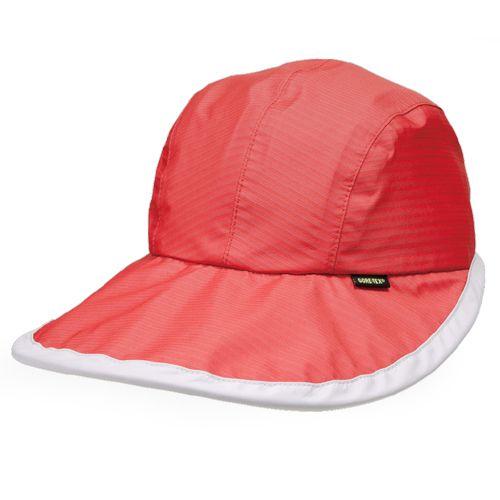 プロモンテ PUROMONTE ゴアテックスグラデーションキャップ レッド Fサイズ レインキャップ フリーサイズ 雨具 帽子 防水 GORE-TEX | PUROMONTE