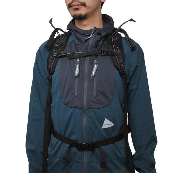 アンドワンダー and wander バックパック 30L backpack black ブラック アウトドア ザック リュック |  | 03