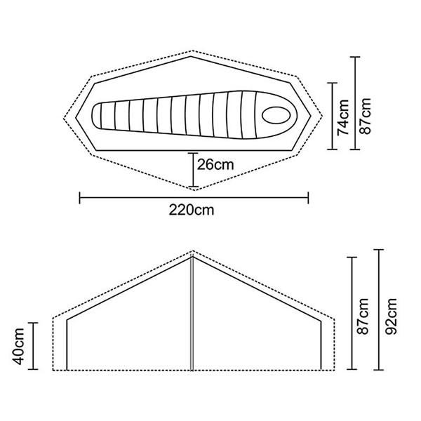 テラノバ TERRA NOVA Laser Photon 1 レーサーフォトン1 テント 1人用 キャンプ