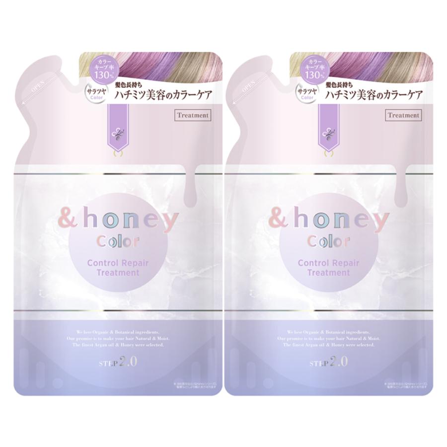 トリートメント 詰め替え アンドハニー &honey ディープモイスト メルティ シルキー クリーミー フルール ヘアトリートメント 詰替 つめかえ セット｜vicrea-shop｜20