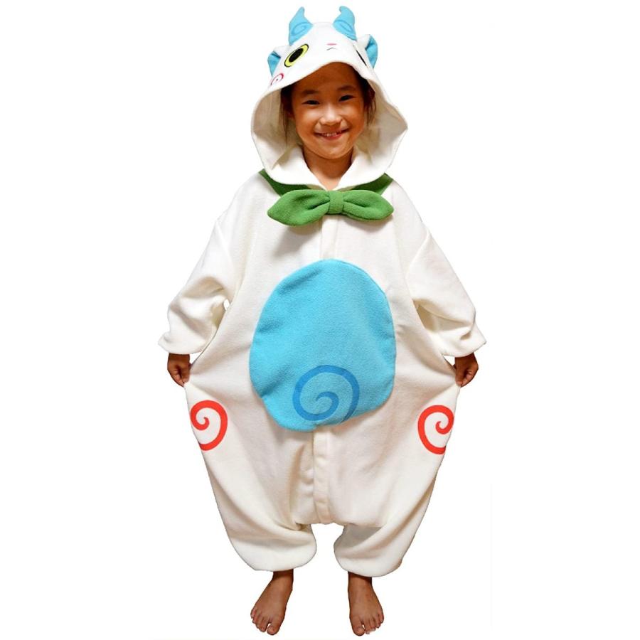 直営 店 サザック 妖怪ウォッチ その他のコスプレ衣装 フリース着ぐるみ コマさん コスプレ衣装 子供用 フリース着ぐるみ 110cm Ban 011f 販売