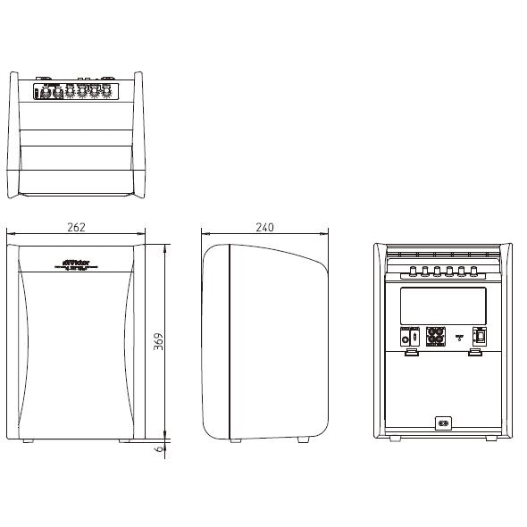 アンプ 内蔵スピーカー ワイヤレス ポータブル ワイヤレスアンプ PE-W50B ベースモデル JVC ケンウッド ビクター KENWOOD 送料無料 インボイス対応｜victor｜04