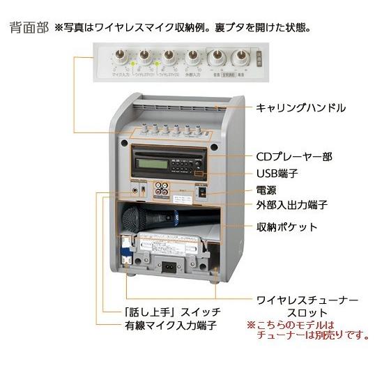 PE-W50CDB Victor ポータブルワイヤレスアンプ CDプレーヤー搭載