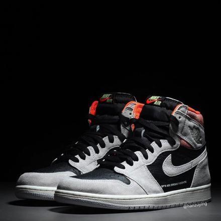 jordan 1 retro high neutral grey hyper crimson
