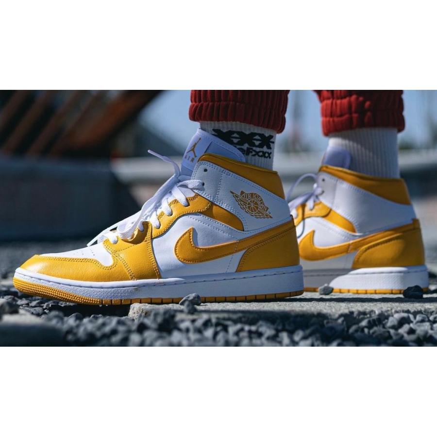 ウィメンズ エアジョーダン1 ミッド レモン Nike WMNS Air Jordan 1