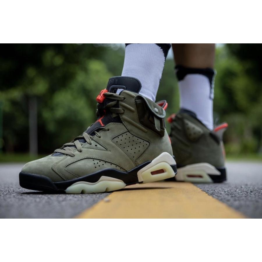 トラヴィス スコット ナイキ エアジョーダン6 Travis Scott Nike Air Jordan 6 Olive 正規品 送料込 Cn1084 0 Victoria 通販 Yahoo ショッピング