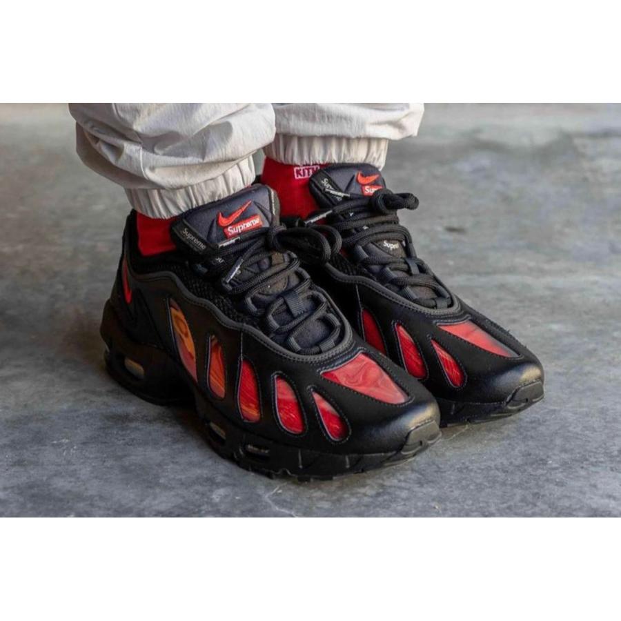 シュプリーム×ナイキ エアマックス96 ブラック SUPREME×NIKE AIR MAX 96 BLACK 正規品 全国送料無料｜victoria07