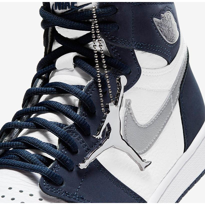 エアジョーダン 1 ハイ OG CO.JP ホワイト ミッドナイトネイビー NIKE