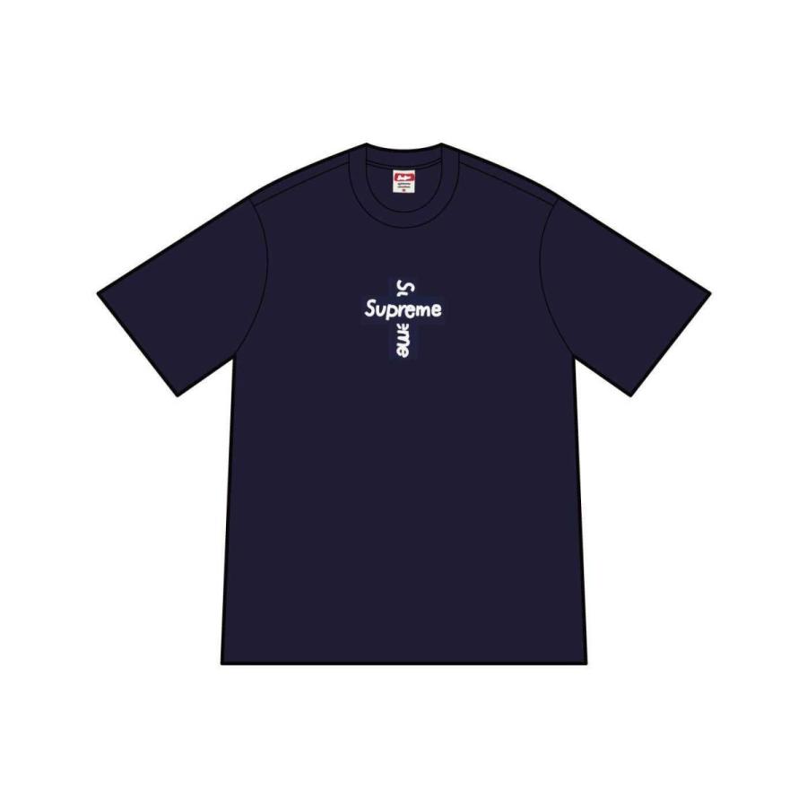 シュプリーム クロス ボックス ロゴ Tシャツ Supreme Cross Box Logo Tee Navy 正規品 全国送料無料 Fwweek127 Victoria 通販 Yahoo ショッピング
