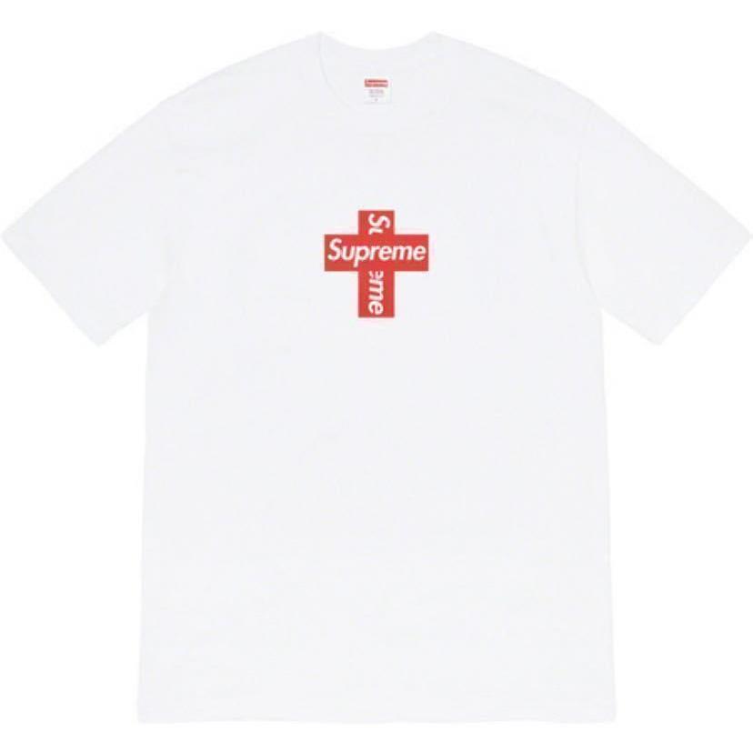 シュプリーム クロス ボックス ロゴ Tシャツ Supreme Cross Box Logo Tee White 正規品 全国送料無料