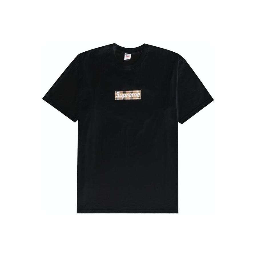 Supreme Burberry Box Logo Tee Black シュプリーム バーバリー