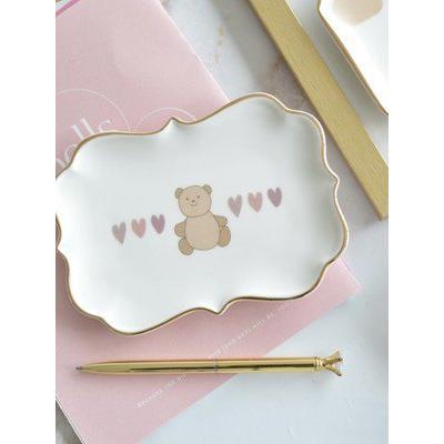 ポーセラーツ デザイナーズ 転写紙 イラスト 手書き くま 花 ハート くすみカラー かわいい Latte Bear 10 Lb Sh Victoria Design 通販 Yahoo ショッピング