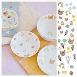 ポーセラーツ 転写紙 デザイナーズ イラスト 手書き くま 花 ハート スイーツ かわいい Dreaming 10 Dm 2102 Sh Victoria Design 通販 Yahoo ショッピング