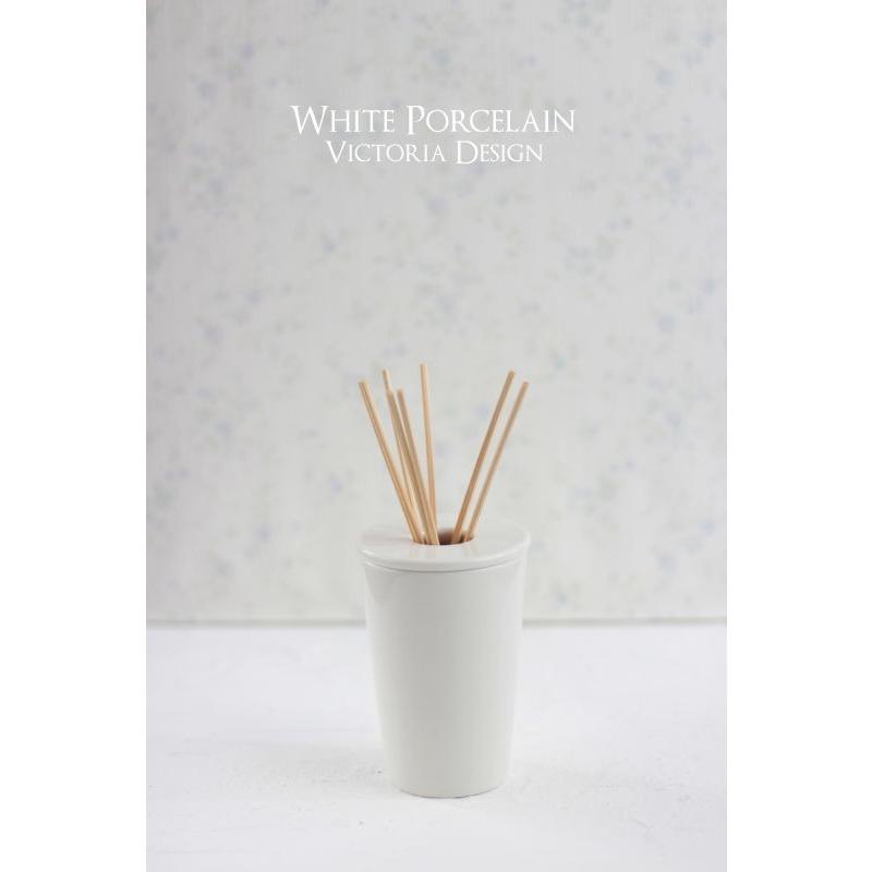 ポーセラーツ 白磁 インテリア パフュームボトルII 北欧風 : VICTORIA