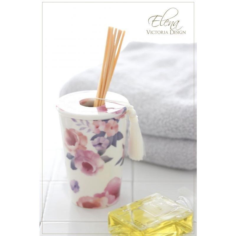 ポーセラーツ 白磁 インテリア パフュームボトルII 北欧風 : VICTORIA