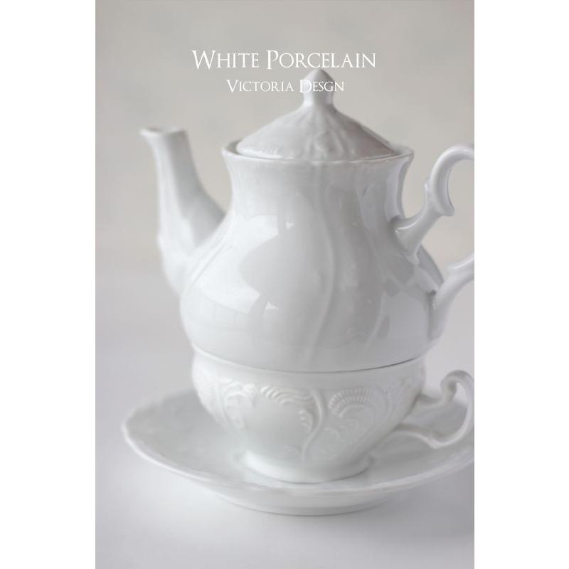 ポーセラーツ 白磁 食器 ヴィクトリアンティーフォーワン 北欧風