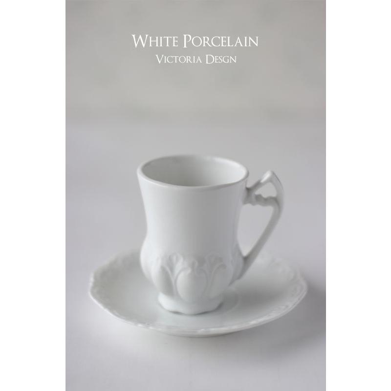 ポーセラーツ 白磁 食器 ノーチェ (カップ&ソーサー) 北欧風