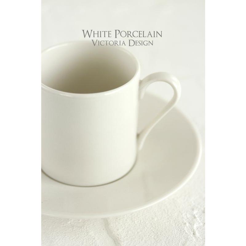 ポーセラーツ 白磁 食器 コーヒーカップ&ソーサーII 北欧風 : VICTORIA
