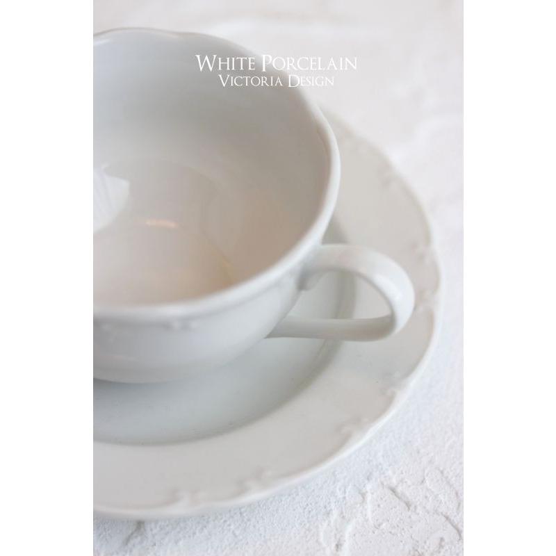 ポーセラーツ 白磁 食器 アラベスクカップ＆ソーサーII 北欧風