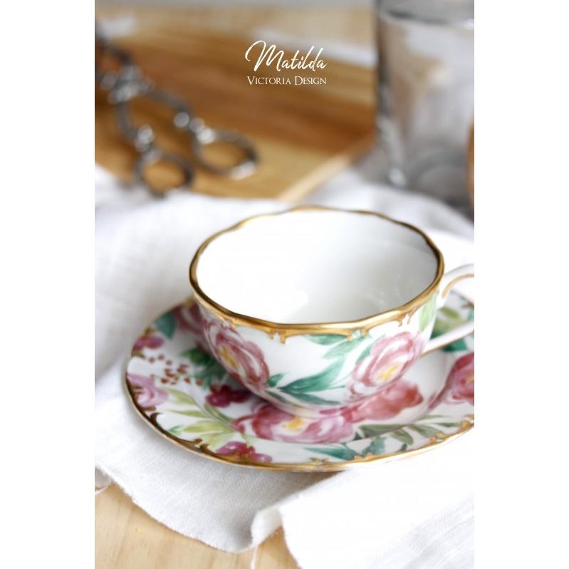 ポーセラーツ 白磁 食器 アラベスクカップ＆ソーサーII 北欧風