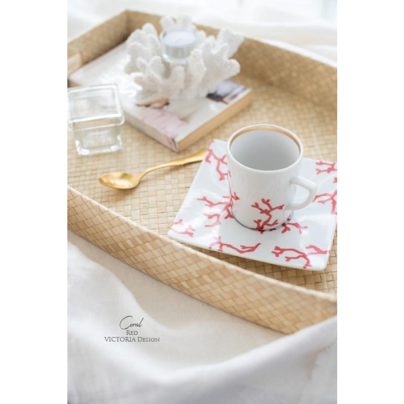 ポーセラーツ 白磁 食器 モダンカップ&ソーサー 北欧風 : VICTORIA