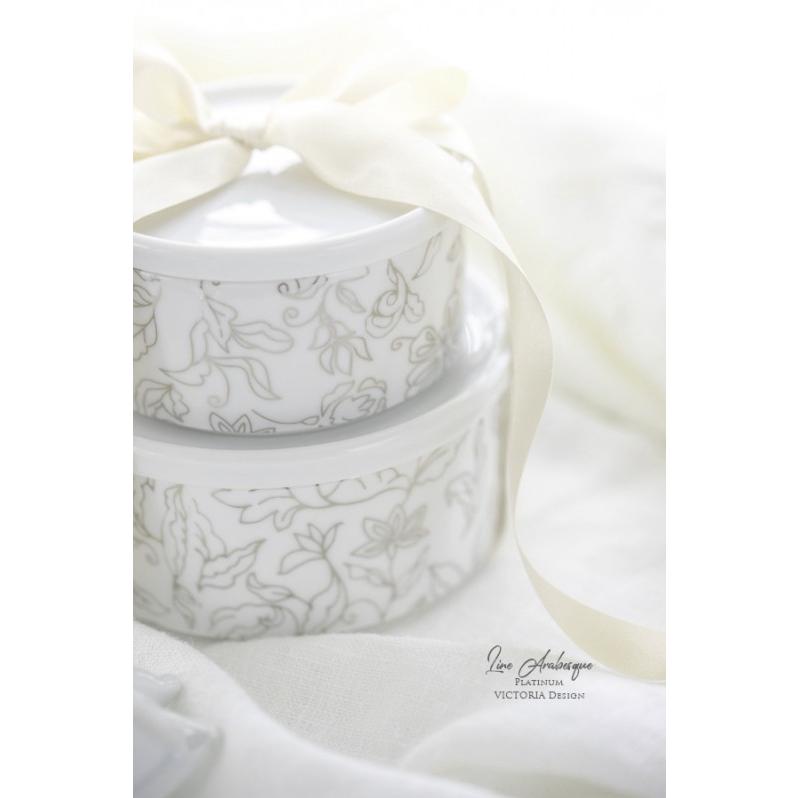 ポーセラーツ 白磁 キッチン 重ねボウル (LL) 北欧風 : VICTORIA