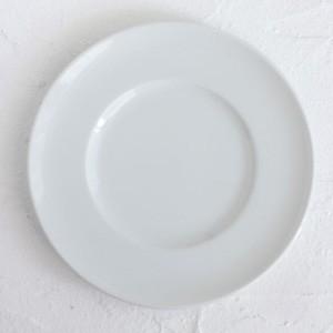 ポーセラーツ 白磁 食器 幅広リム21cmプレート 北欧風 : VICTORIA