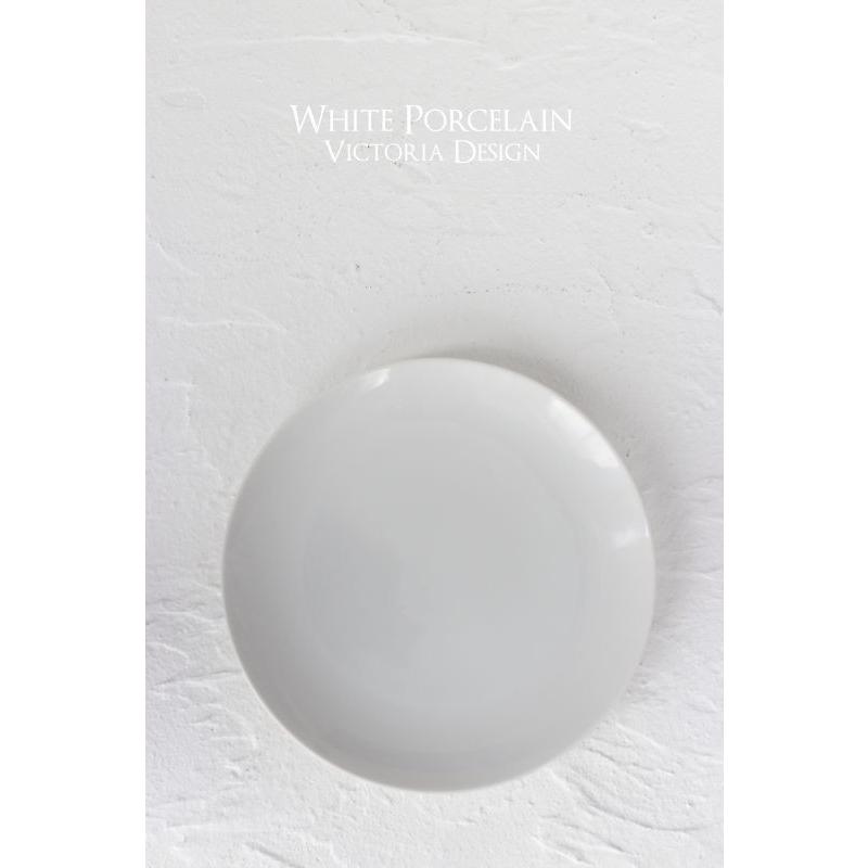 ポーセラーツ 白磁 食器 19.3cmメタプレート 北欧風 : VICTORIA DESIGN