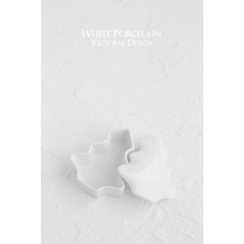 ポーセラーツ 白磁 ボックス ツリーBOX (無くなり次第終了) 北欧風