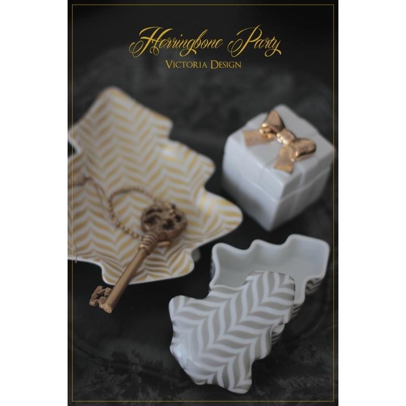 ポーセラーツ 白磁 ボックス ツリーBOX (無くなり次第終了) 北欧風