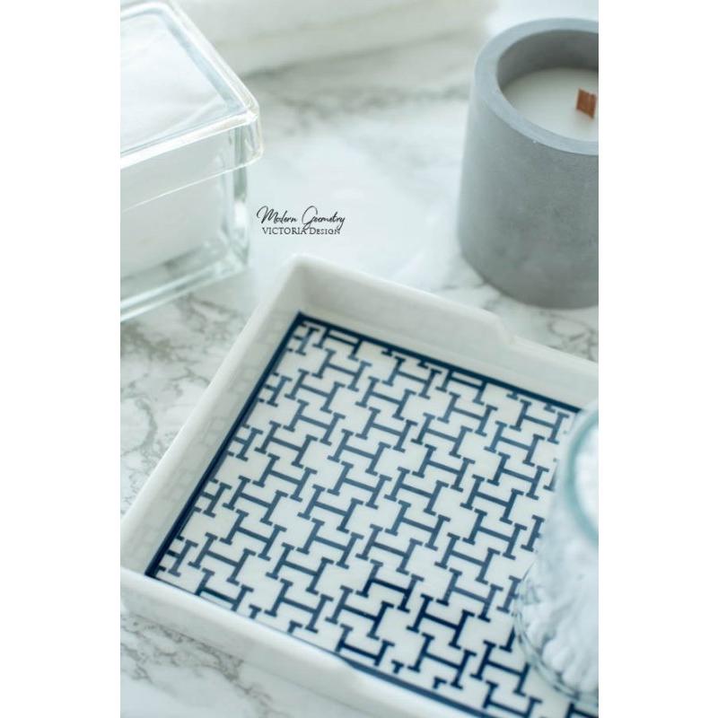 ポーセラーツ 白磁 食器 トレー タオルトレイ 北欧風 : VICTORIA