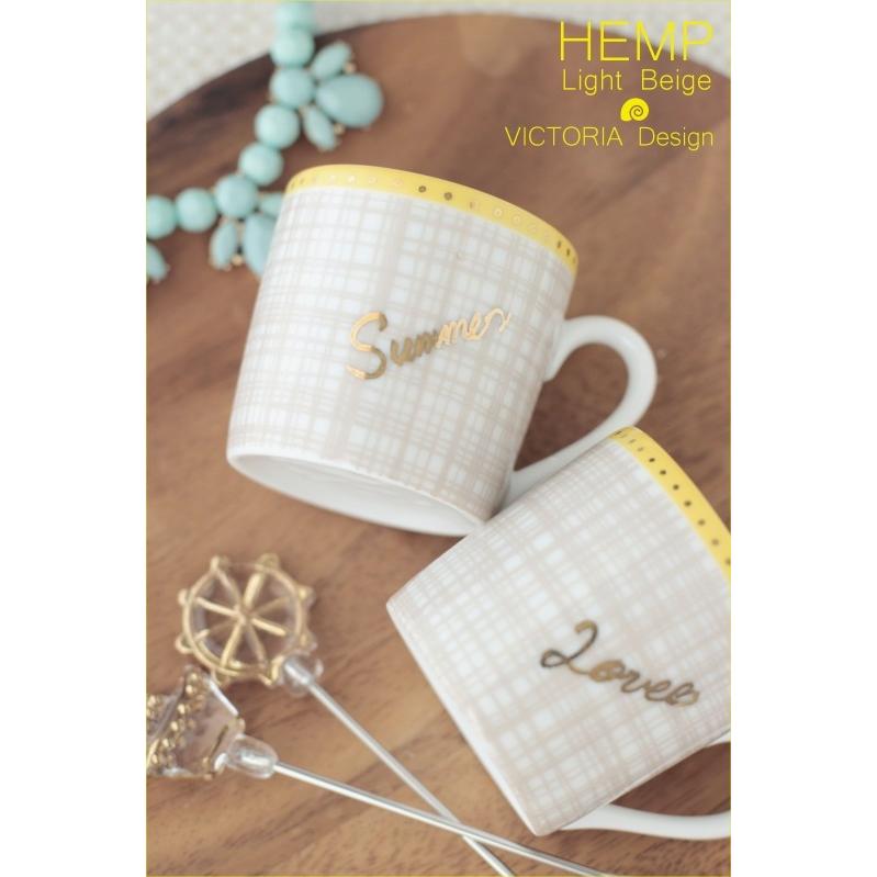 ポーセラーツ 転写紙 ファブリック HEMP (ヘンプ/麻・ライトベージュ