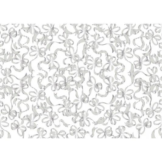 ポーセラーツ 転写紙 模様 RIBBONS (リボン・グレー) : VICTORIA