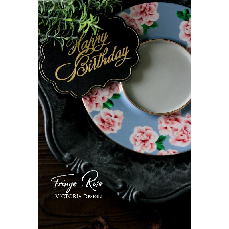 ポーセラーツ 転写紙 花柄 FRINGE ROSE (フリンジローズ) (無くなり