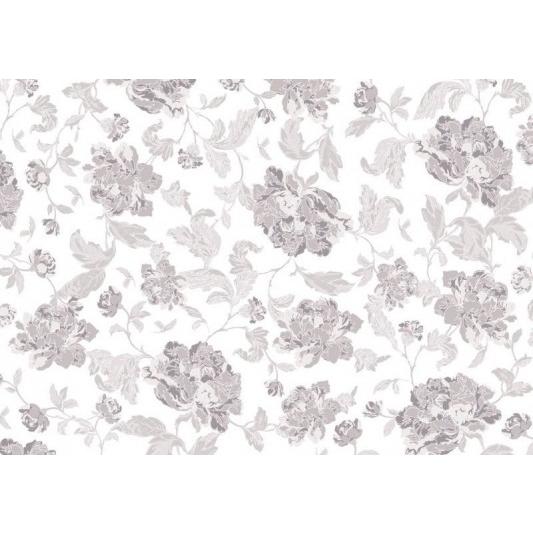 ポーセラーツ 転写紙 花柄 PEONY (L) (ピオニー・ブラック) : VICTORIA