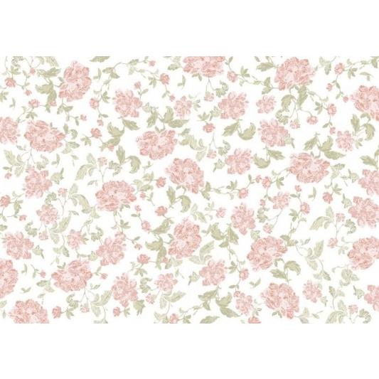 ポーセラーツ 転写紙 花柄 PEONY (S) (ピオニー・ピンク) : VICTORIA