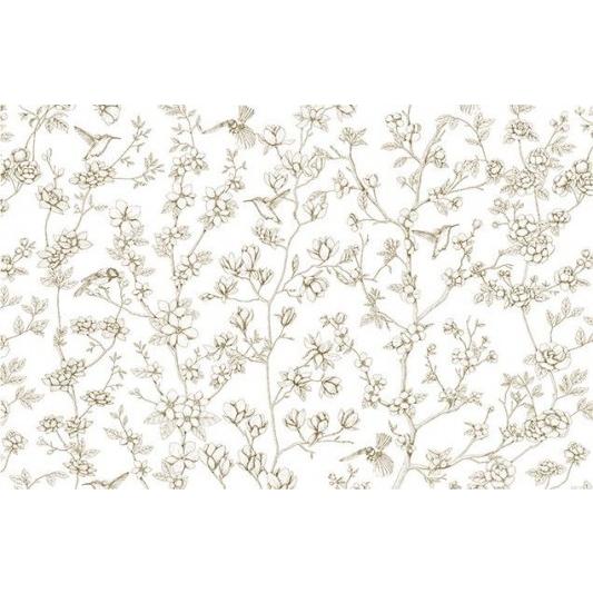 ポーセラーツ 転写紙 花柄 LOVELY FOREST (ラブリーフォレスト