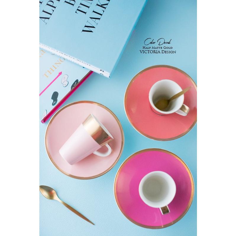 ポーセラーツ 転写紙 カラー COLOR PEONY PINK (単色・ピオニーピンク