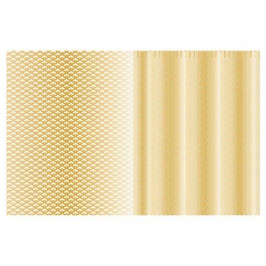 ポーセラーツ 転写紙 模様 WA PATTERNII (和柄パターン・メタリック