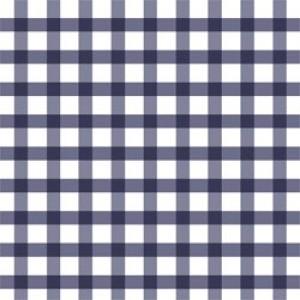 ポーセラーツ 転写紙 模様 GINGHAM CHECK (ギンガムチェック・ネイビー