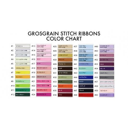 ハンドメイド 手芸 材料 リボンテープ 切り売り グログランステッチ 幅25mm|victoriadesign|02