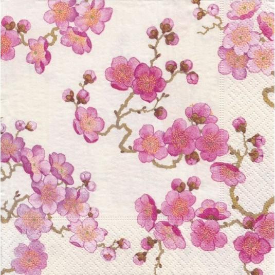 ペーパーナプキン デコパージュ Plum Blossoms White L 花柄 10枚セット Victoria Design 通販 Yahoo ショッピング