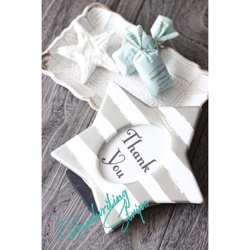 ポーセラーツ 白磁 フォトスタンド スターフォトフレーム 北欧風