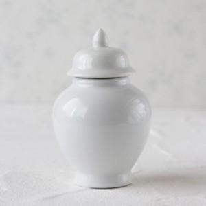 ポーセラーツ 白磁 インテリア 壺 (なくなり次第終了) 北欧風