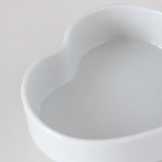 ポーセラーツ 白磁 ボックス ハートBOX (L) 北欧風 : VICTORIA DESIGN