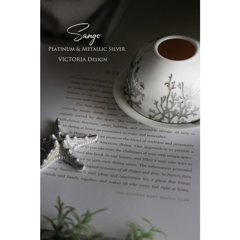 ポーセラーツ 白磁 インテリア キャンドルドーム 北欧風 : VICTORIA