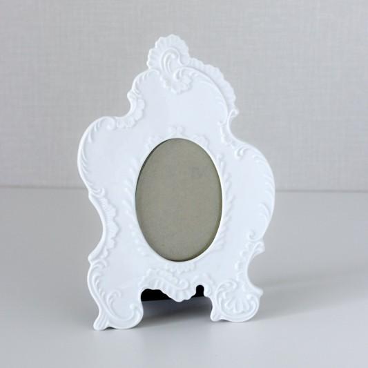 ポーセラーツ 白磁 フォトスタンド ラグジュアリーフォトフレーム 北欧